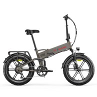 ELETRONBIKE OG20 Sklopivi električni bicikl s punom suspenzijom 20" FAT, 250 W, 48 V / 13 Ah, domet do 100 km, sivi